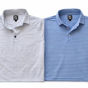 FootJoy Performance Golf Polo Bundle - Mens Small - Athletic Fit - 2 Pack